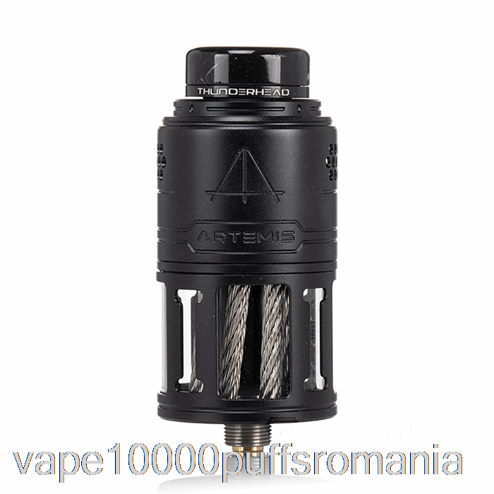 Vape Romania Thunderhead Creations Artemis V2 Top Coiler 25mm Rdta Negru Mat